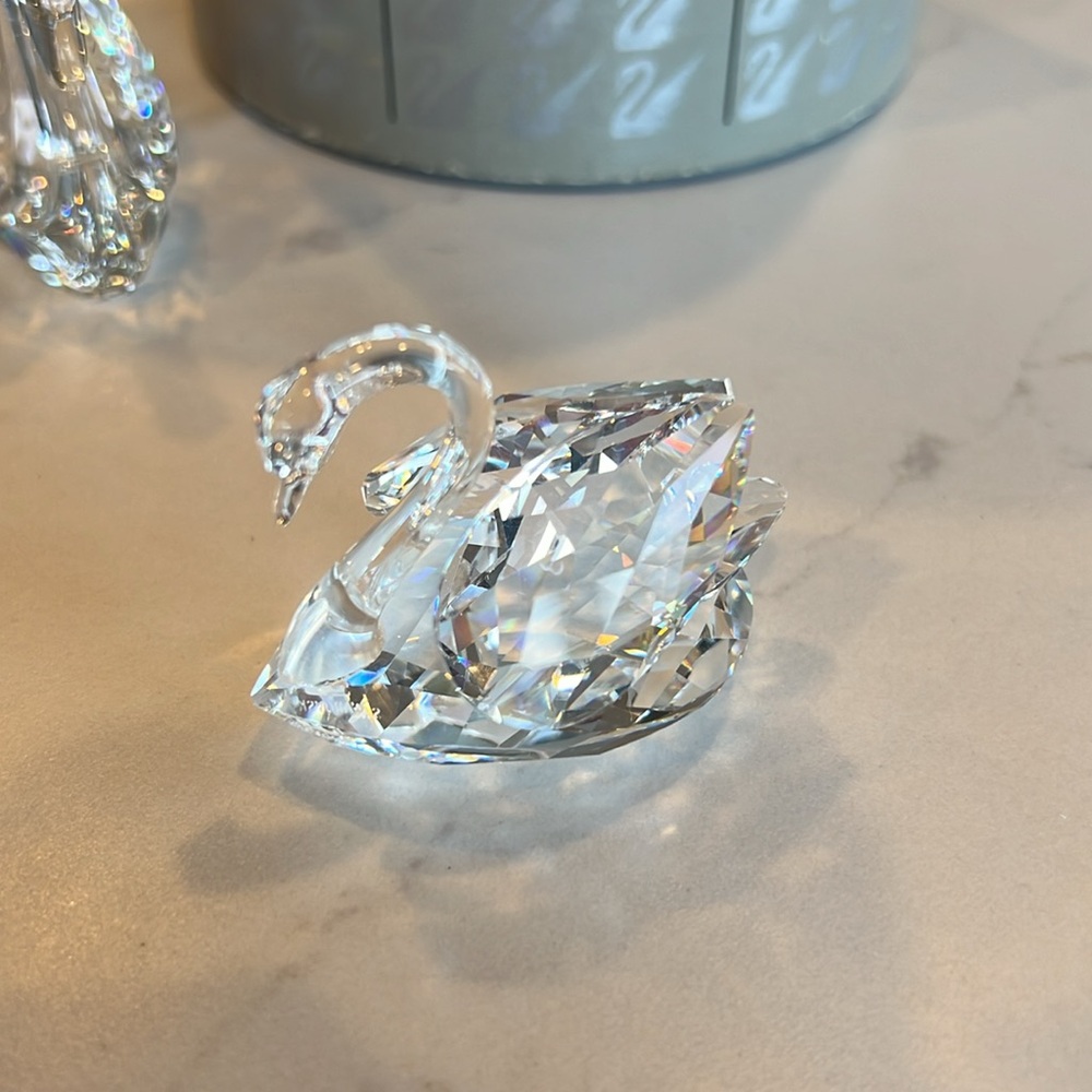 Two Swarovski crystal swans 🦢🦢💞 - Picture 5 of 6